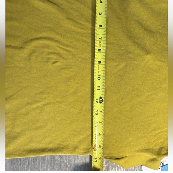 Mustard Yellow Cap Sleeve Top with Gold Buttons - DEE-ZYY- Estimate Size Medium - Picture 7 of 7